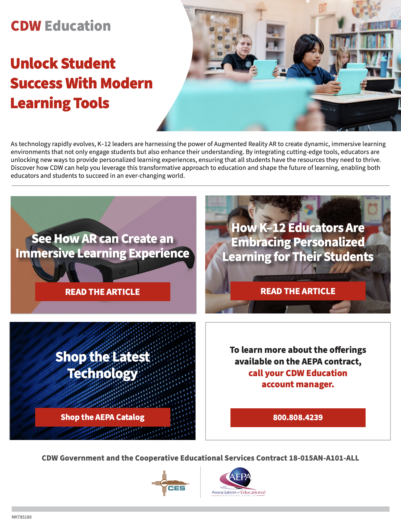 CDW Education Informational Flyer